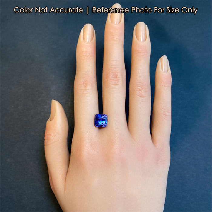 tanzanite gemstone 4.81cts on hand 