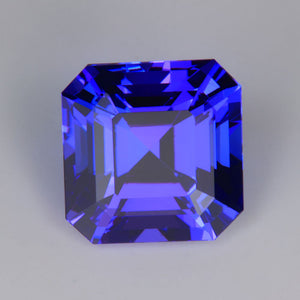 square step cut gemstone tanzanite