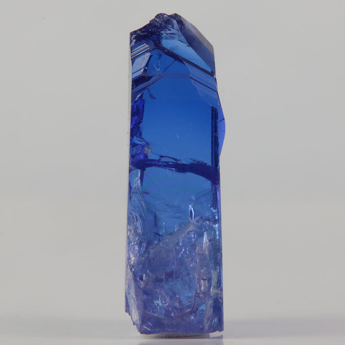 blue violet raw tanzanite crystal specimen