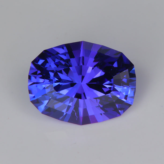 brilliant style tanzanite gem antique cushion cut blue violet