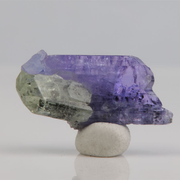 rare tanzanite and diopside crystal