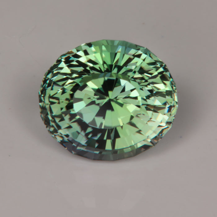 Rare Green Tanzanite Oval Gemstone Tanzania Natural unheated