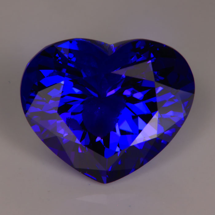 rare gemstone tanzanite heart shape brilliant