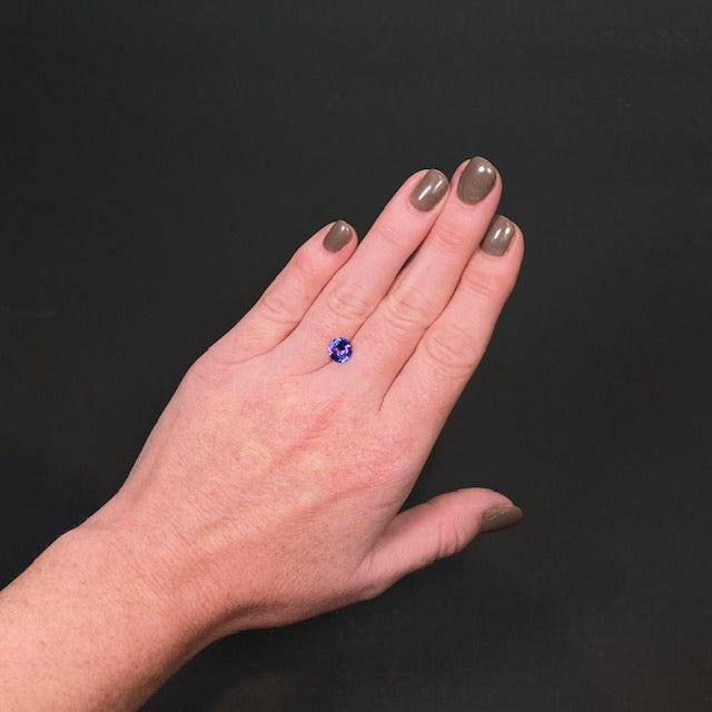 Round Brilliant Tanzanite