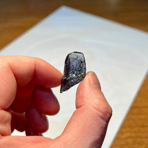 raw tanzanite crystal