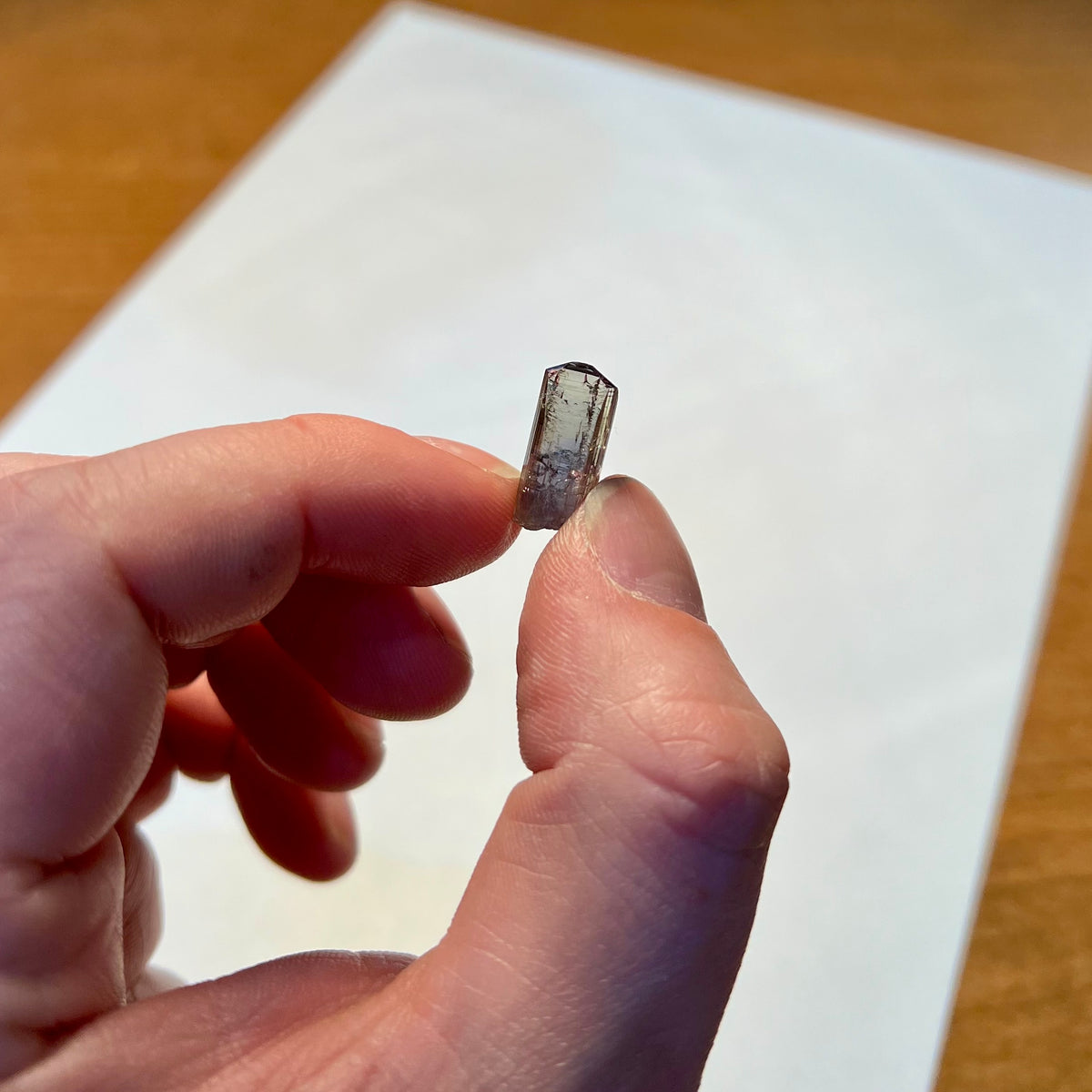 Unheated rough tanzanite