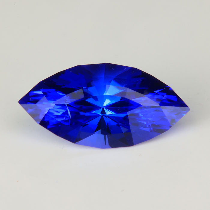 violet blue tanzanite gemstone marquise brilliant cut