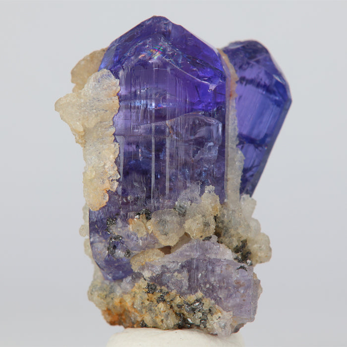 Blue Purple Tanzanite Crystal Specimen