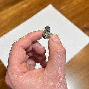 Tanzanite and Diopside Crystal Specimen from Tanzania
