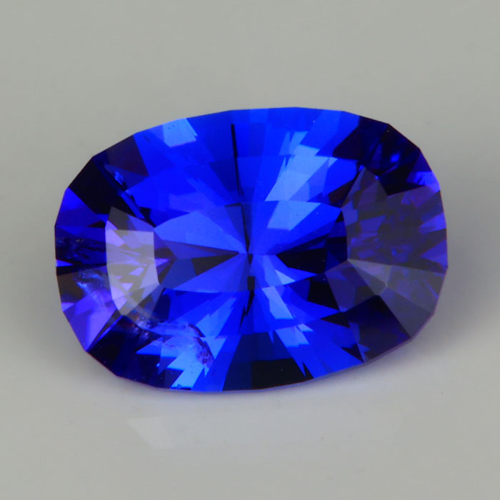 tanzanite gemstone violet blue mixed cut