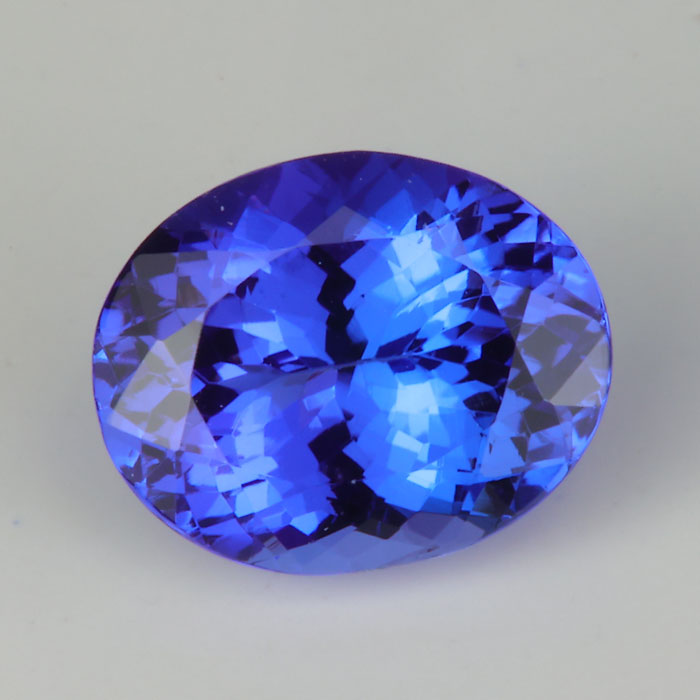 oval cut violet blue tanzanite