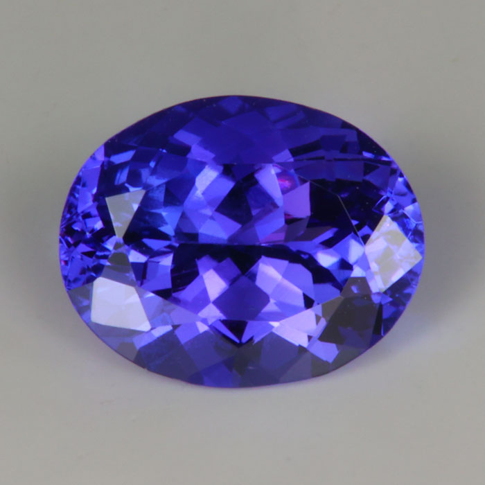 tanzanite gemstone oval cut blue violet