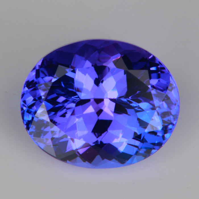 blue violet color rare gemstone tanzanite oval cut