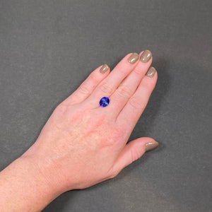 Oval Tanzanite Violet Blue Exceptional
