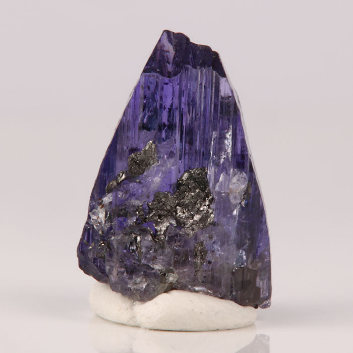 Raw unheated rough tanzanite crystal