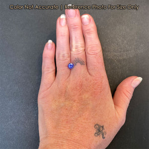 Round Brilliant Cut Tanzanite 1.56 Carats