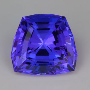 shield cut mostly violet rare tanzanite gem