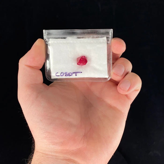 (On Hold) 8.69ct Pink Spinel Crystal from Myanmar (MineralMike.com)