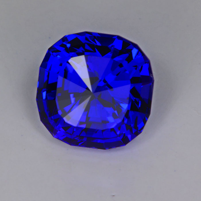 Tanzanite Square Step Cushion Cut 11.40 Carats