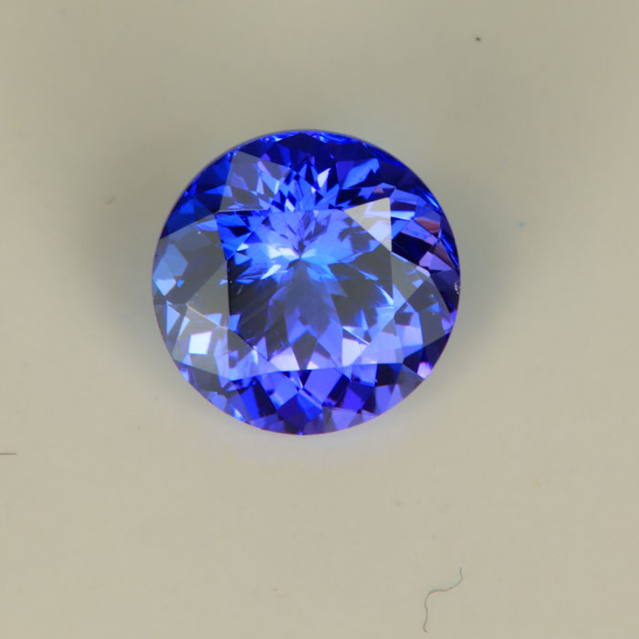 Round Brilliant Tanzanite Gemstone