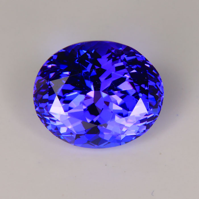 oval cut tanzanite gemstone 4 carat