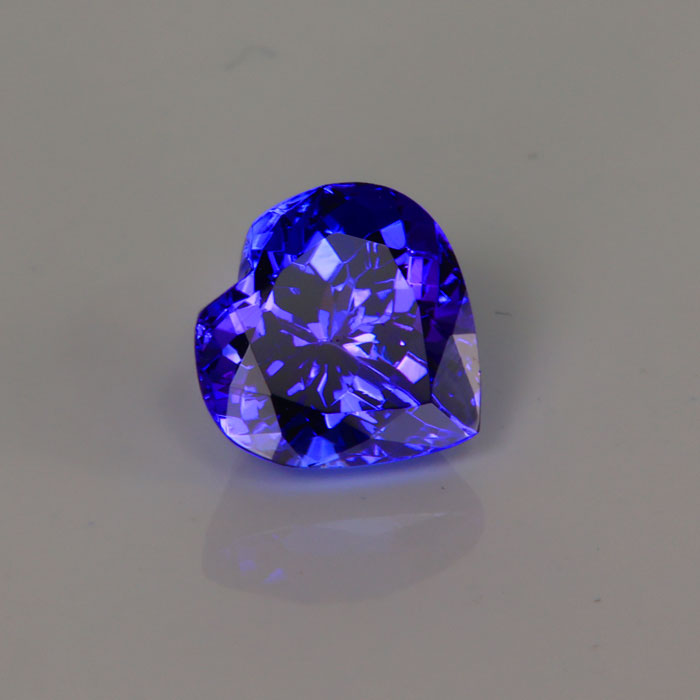 Tanzanite Heart 2.18 Carats-Exceptional