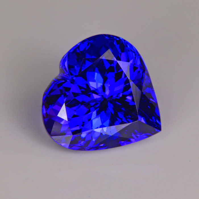 Tanzanite Heart Shape 10.42 Carats with Strong Color Change