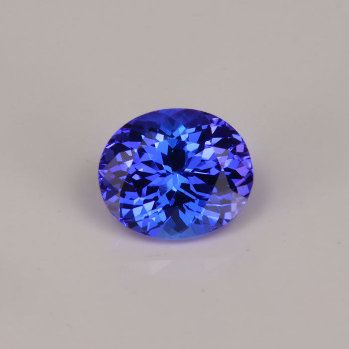 oval cut tanzanite gem