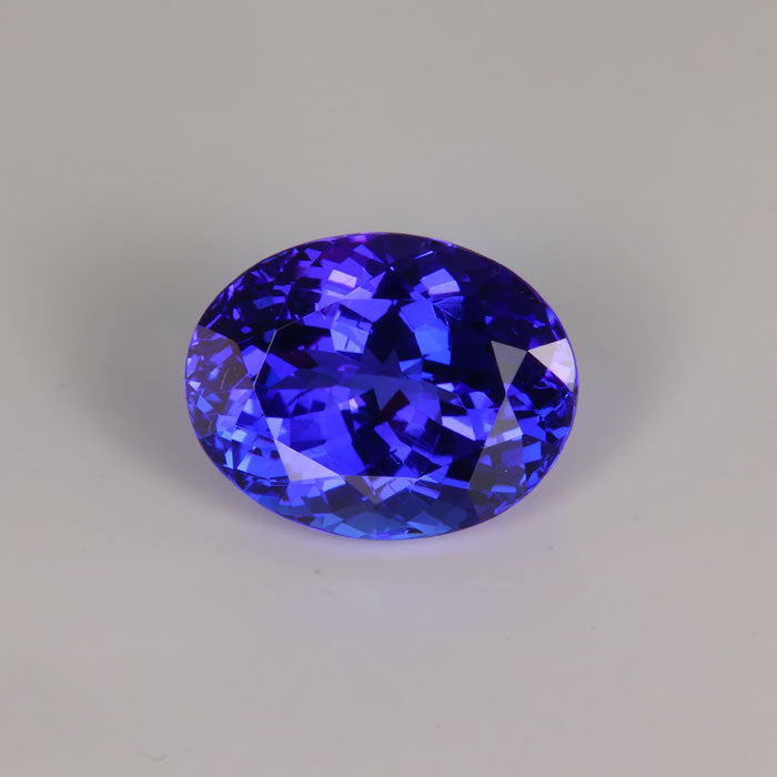 oval cut tanzanite gemstone