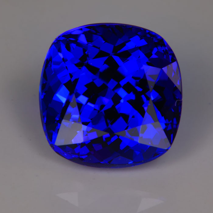 Square Cushion Tanzanite Gemstone