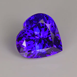 Tanzanite Heart Shape 10.42 Carats with Strong Color Change