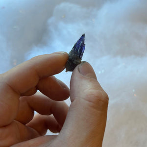 natural tanzanite crystal gemmy unheated