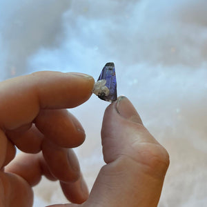 natural unheated tanzanite crystal specimen