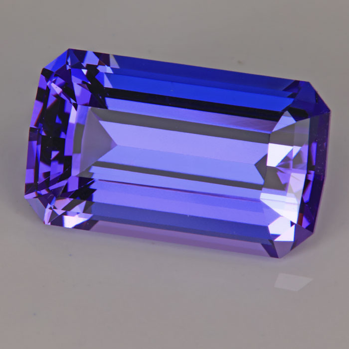 emerald cut tanzanite