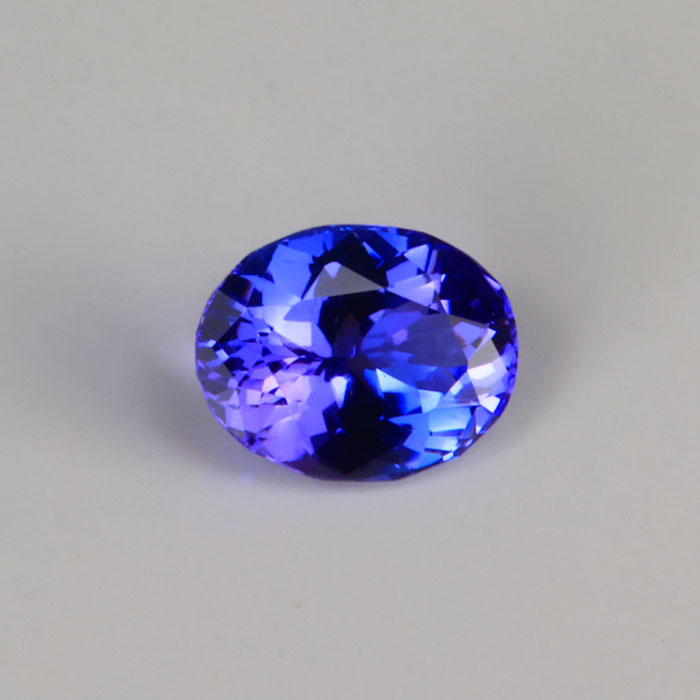 oval cut tanzanite gemstone