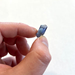 raw blue tanzanite crystal small