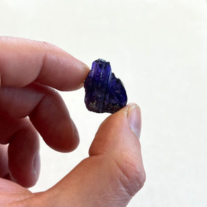 Dark Purple Tanzanite Crystal Mineral Specimen