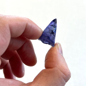 Clear Gemmy Tanzanite Crystal Purple