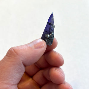 Small Purple Blue Tanzanite Crystal