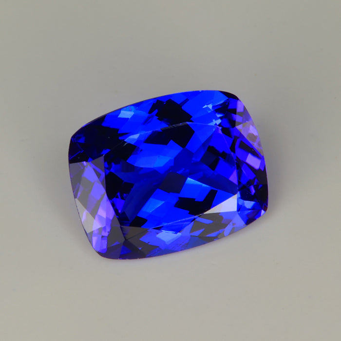 Antique Cushion Cut *Remarkably Beautiful Color* Tanzanite 3.90 Carats ...