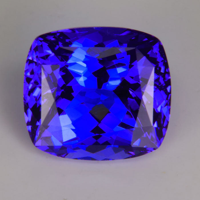 antique cushion cut tanzanite