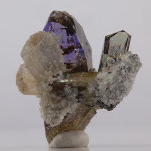 raw natural tanzanite cluster