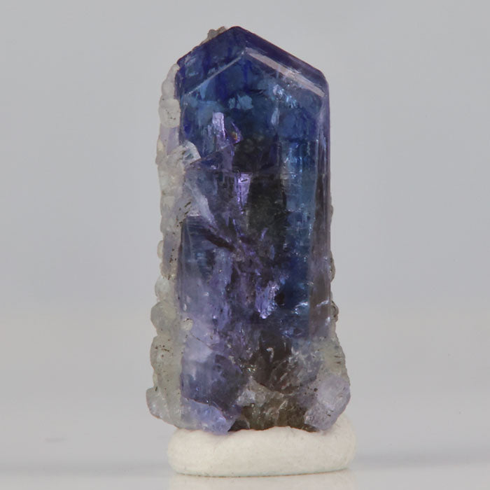 tanzanite crystal with phrenite 
