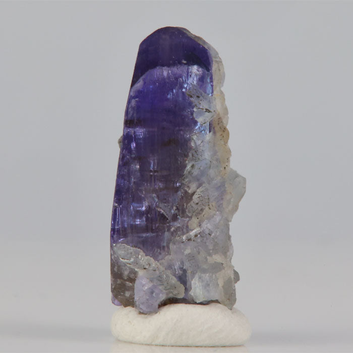 phrenite and tanzanite crystal
