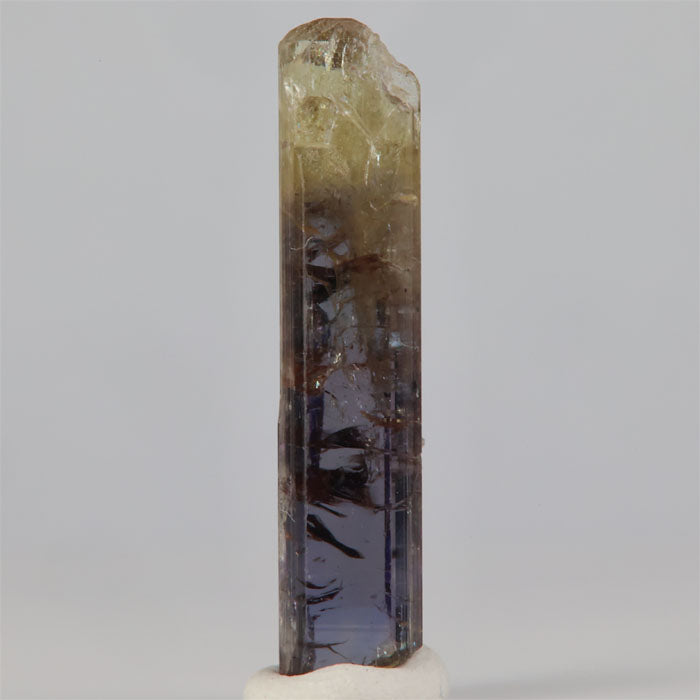 bicolor natural tanzanite crystal