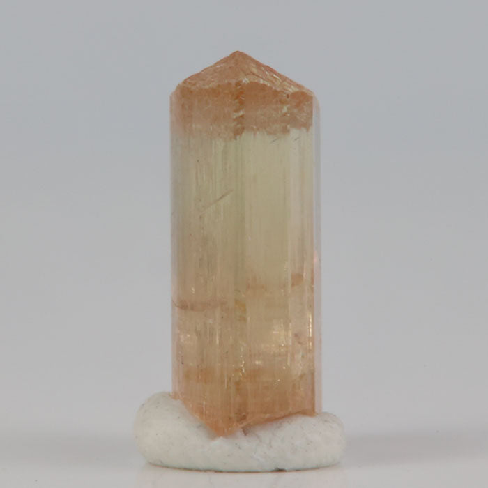 peachy pink tanzanite crystal natural color
