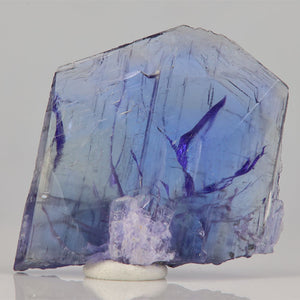 thin raw tanzanite crystal