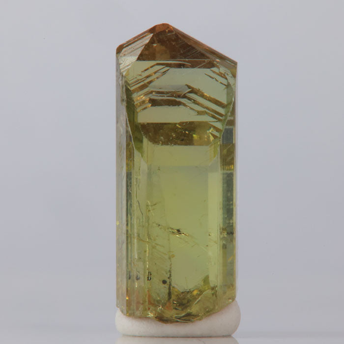 raw natural tanzanite yellow and purple color specimen