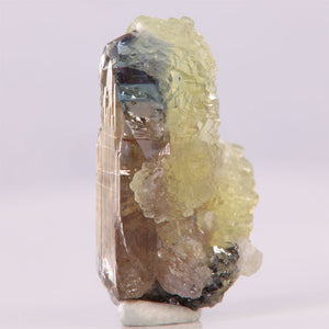 Tanzanite and prehnite rare crystal combo