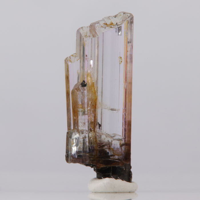 slightly pink gemmy natural tanzanite